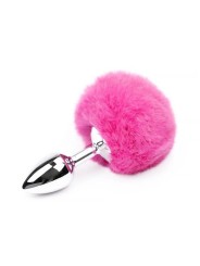 Plug Anal con Pompon Rosa Talla S