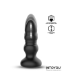 Krax Plug Anal con Vibracion Thrusting y Luz Led con Control Remoto