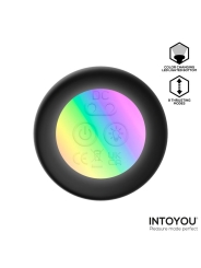 Krax Plug Anal con Vibracion Thrusting y Luz Led con Control Remoto