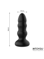 Krax Plug Anal con Vibracion Thrusting y Luz Led con Control Remoto