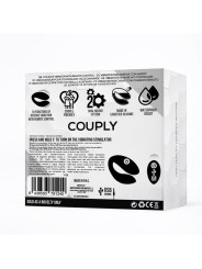 Couply Juguete para Parejas con Control Remoto USB Unibody Silicona Liquida