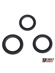 Set de 3 Anillos para el Pene Silicona S M y L