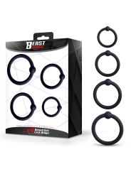 Set de 4 Anillos para el Pene Silicona