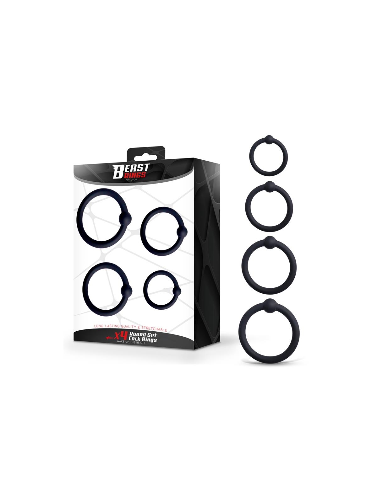 Set de 4 Anillos para el Pene Silicona