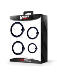 Set de 4 Anillos para el Pene Silicona