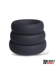 Set de 3 Anillos para el Pene Silicona S M y L