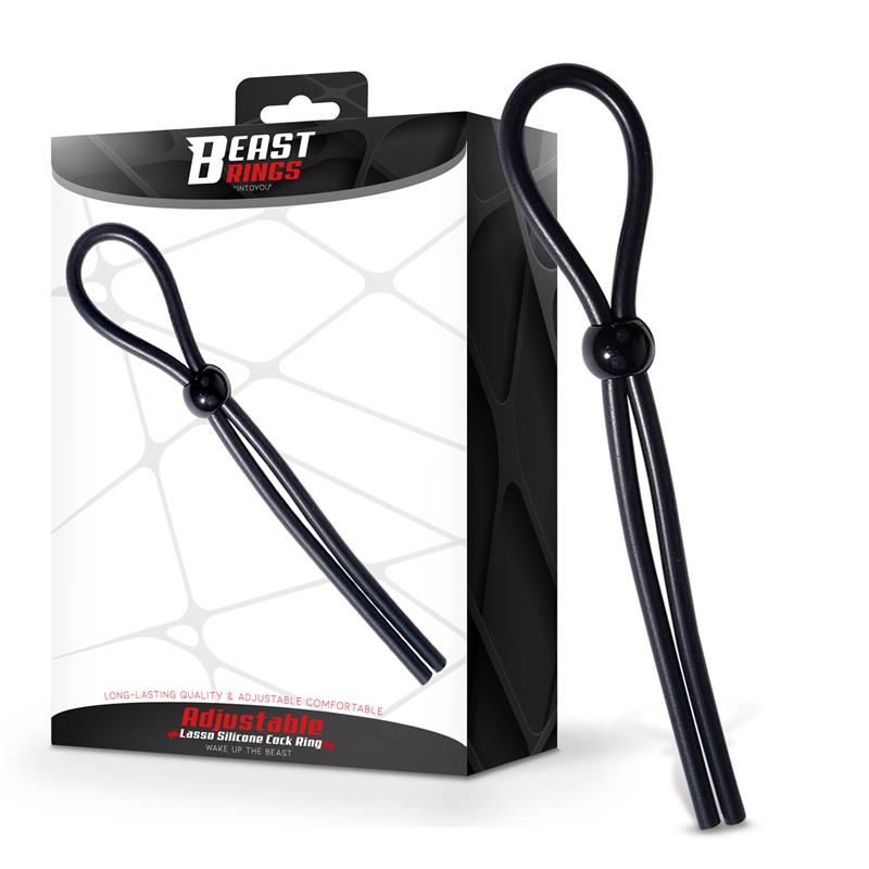 Lasso Anillo para el Pene Silicona Ajustable