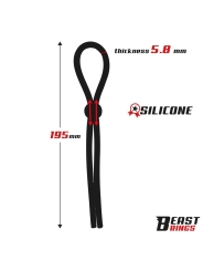 Lasso Anillo para el Pene Silicona Ajustable