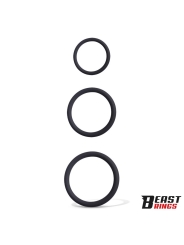 Set de 3 Anillos para el Pene Silicona S M y L