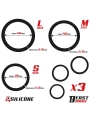 Set de 3 Anillos para el Pene Silicona S M y L