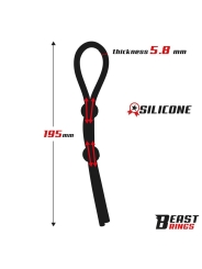Lasso Anillo para el Pene Silicona Ajustable