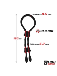 Lasso Anillo para el Pene Silicona Ajustable