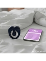 Kenny Anillo Vibrador con Estimulador de Clitoris y APP Azul Oscuro