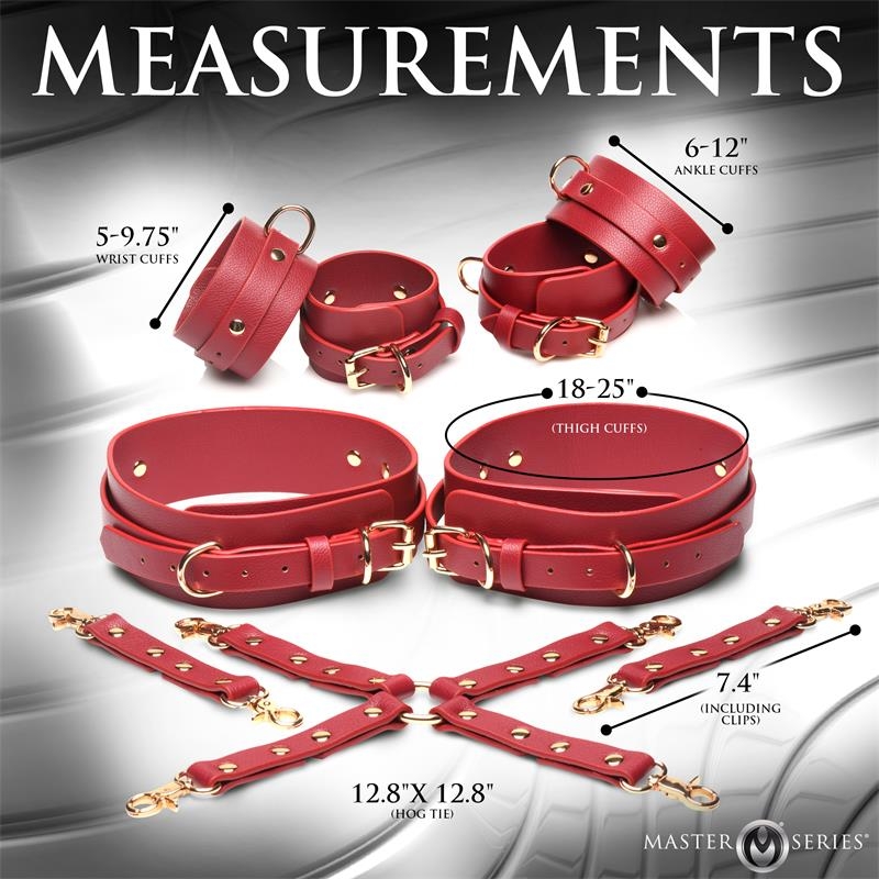 Crimson Captive Set de Ataduras Ajustables