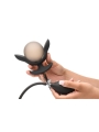 Dark Pearl Plug Anal con Inflado y Vibracion con Control Remoto