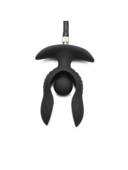 Dark Pearl Plug Anal con Inflado y Vibracion con Control Remoto