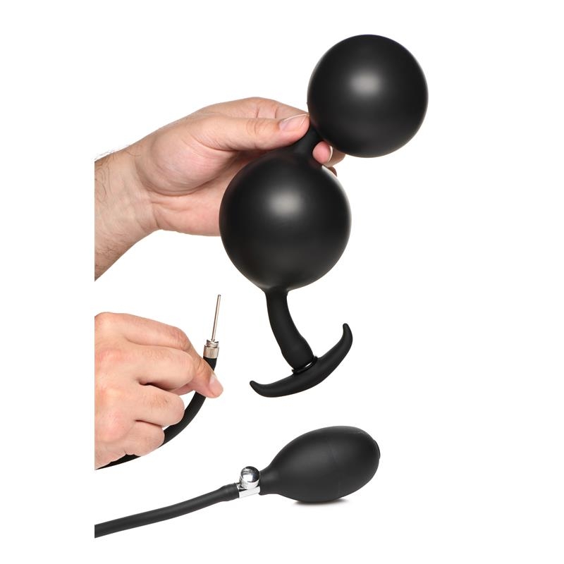 Ass Rattler Bolas Anales con Inflado y Peso