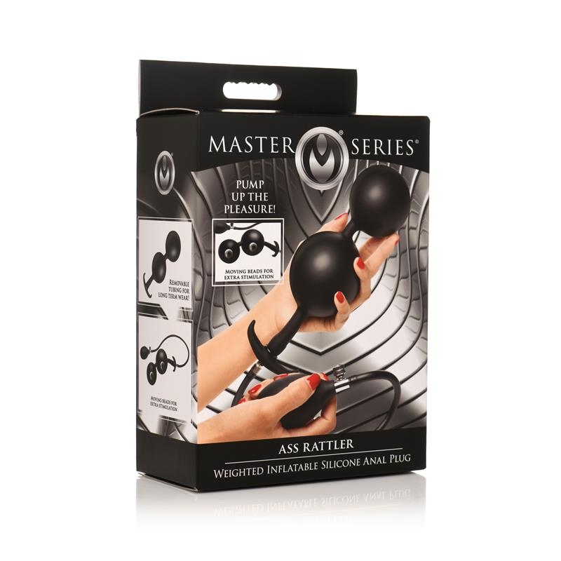 Ass Rattler Bolas Anales con Inflado y Peso