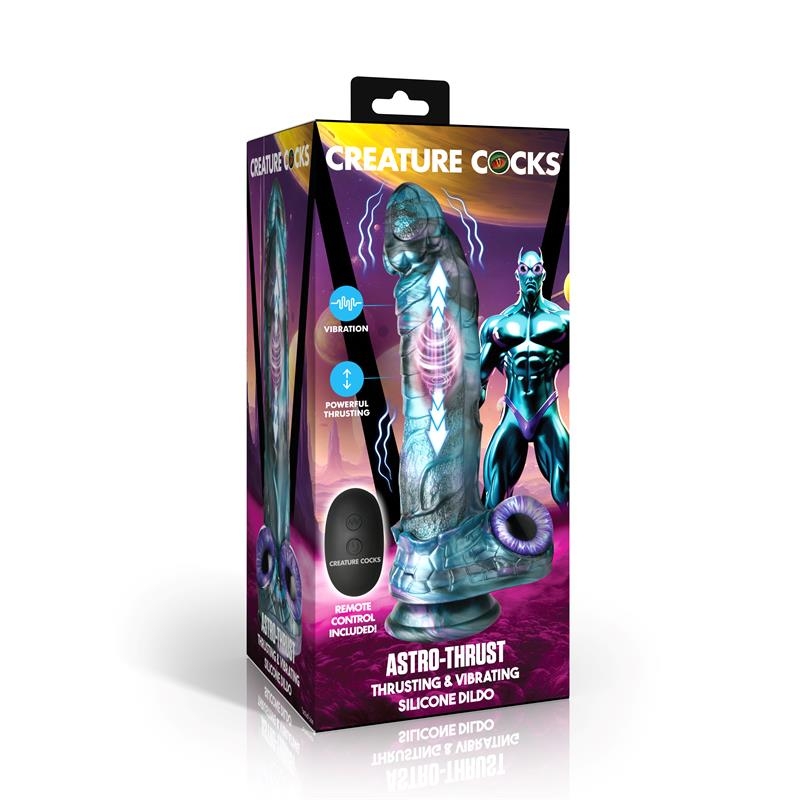 Astro Thrust Dildo con Vibracion y Thrusting