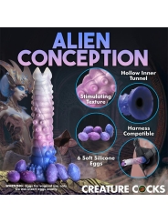 Tenta Queen Dildo Ovipositor con 6 Huevos