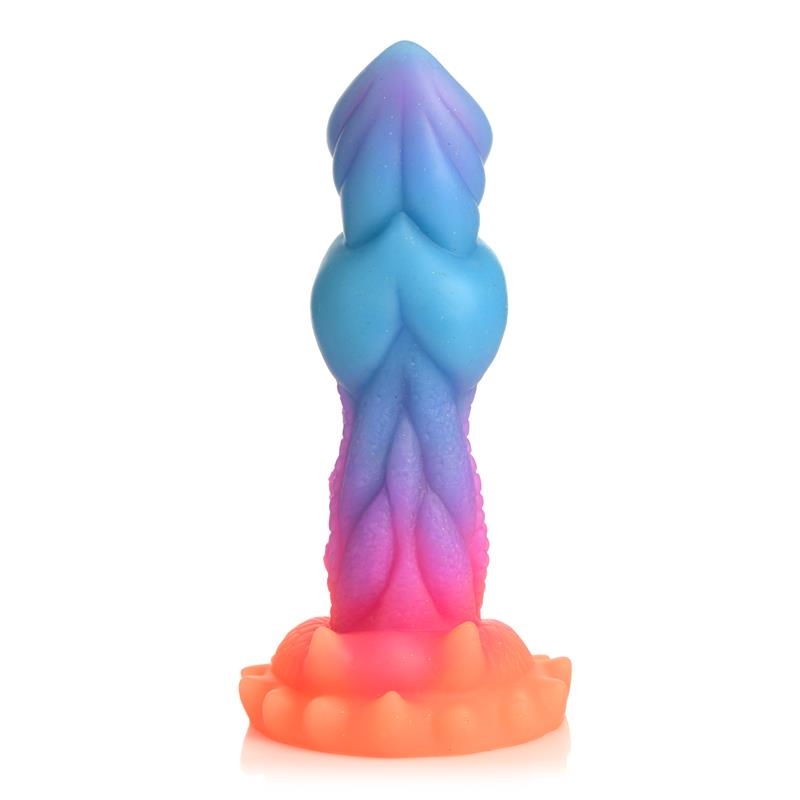 Aqua Cock Dildo Brilla en la Oscuridad Silicona