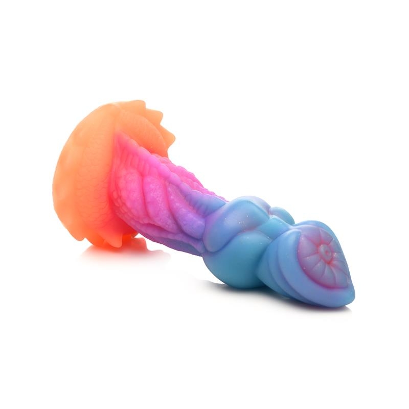 Aqua Cock Dildo Brilla en la Oscuridad Silicona