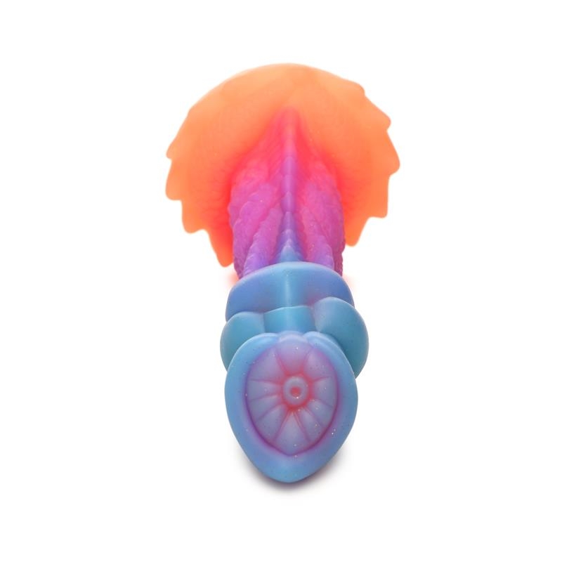 Aqua Cock Dildo Brilla en la Oscuridad Silicona