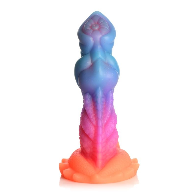 Aqua Cock Dildo Brilla en la Oscuridad Silicona