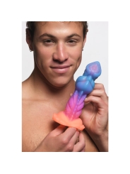 Aqua Cock Dildo Brilla en la Oscuridad Silicona