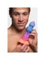 Aqua Cock Dildo Brilla en la Oscuridad Silicona