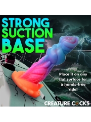 Aqua Cock Dildo Brilla en la Oscuridad Silicona