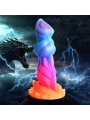 Aqua Cock Dildo Brilla en la Oscuridad Silicona