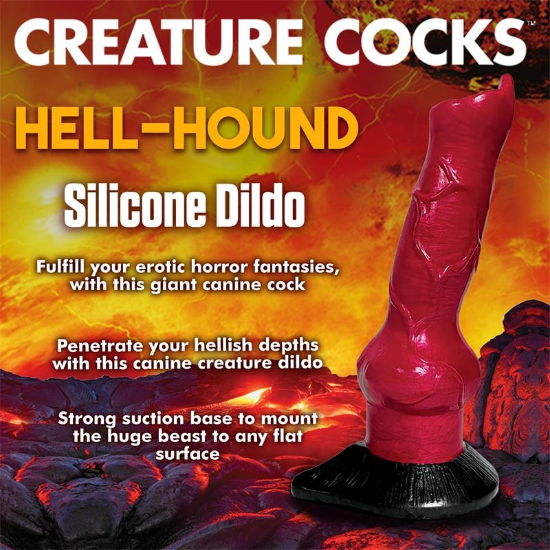 Hell Hound Dildo Silicona 19 cm 75