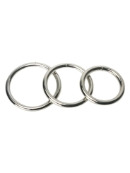 Trine Set 3 Anillos de Acero