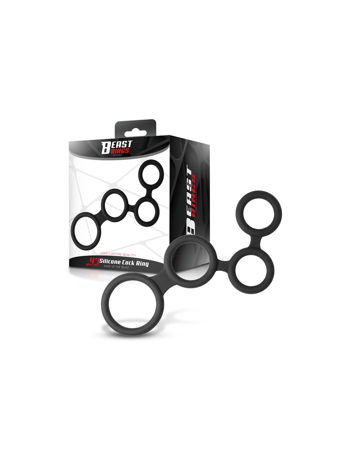 Multi Anillo para el Pene Silicona 47 mm