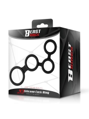 Multi Anillo para el Pene Silicona 47 mm