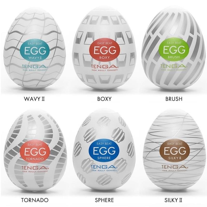 Pack de 6 Huevos Tenga Egg Standard Package