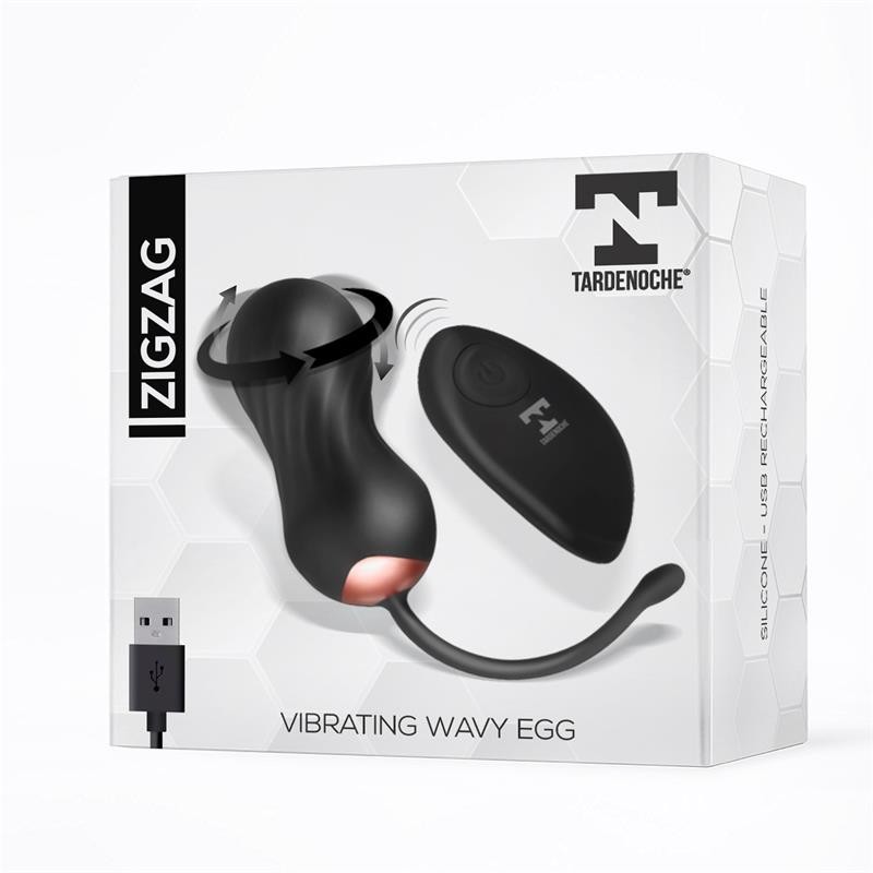 Zigzag Huevo Zigzageante y Vibrador con Control Remoto