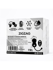 Zigzag Huevo Zigzageante y Vibrador con Control Remoto