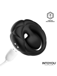 Torus Anillo Vibrador con Bola Clitoriana con Control Remoto USB