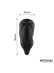 Torus Anillo Vibrador con Bola Clitoriana con Control Remoto USB