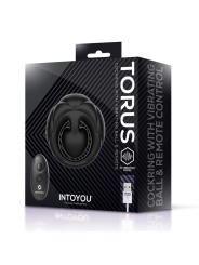 Torus Anillo Vibrador con Bola Clitoriana con Control Remoto USB