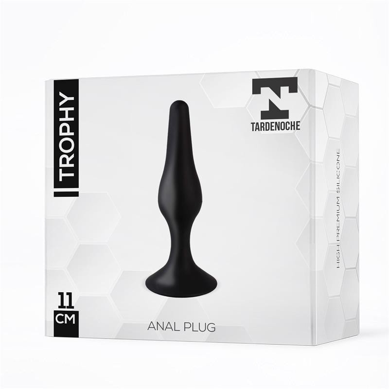 Trophy Plug Anal 11 cm Silicona Negro