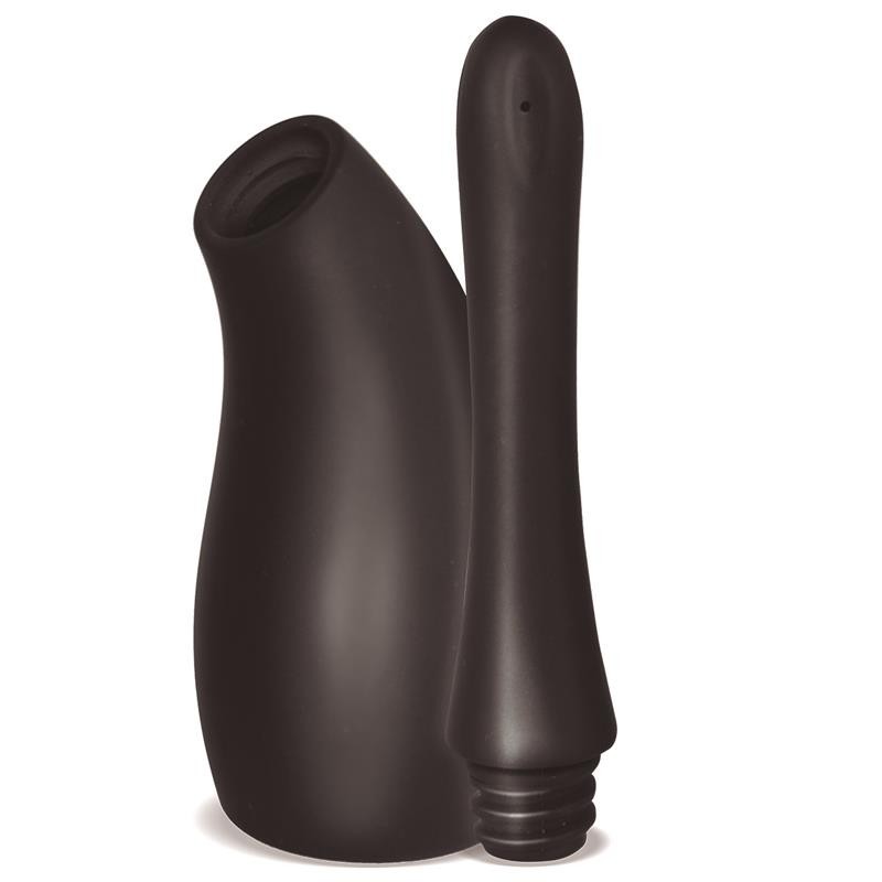 Meticulous Ducha Anal Deluxe Silicona Negro