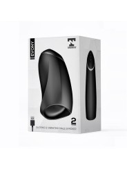 Evony Masturbador Masculino Sexo Oral Succion y Vibracion 2 Motores USB Silicona