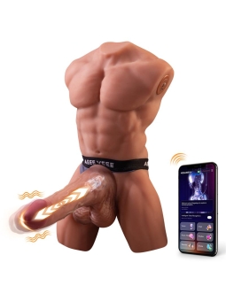 Ely Masturbador Thrusting con Dildo
