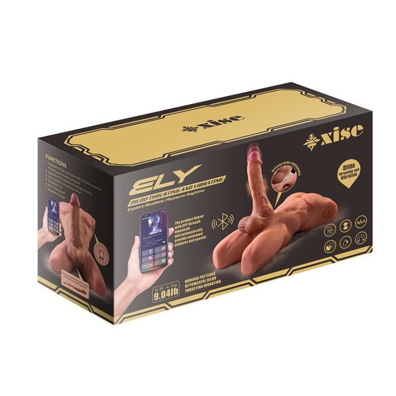 Ely Masturbador Thrusting con Dildo