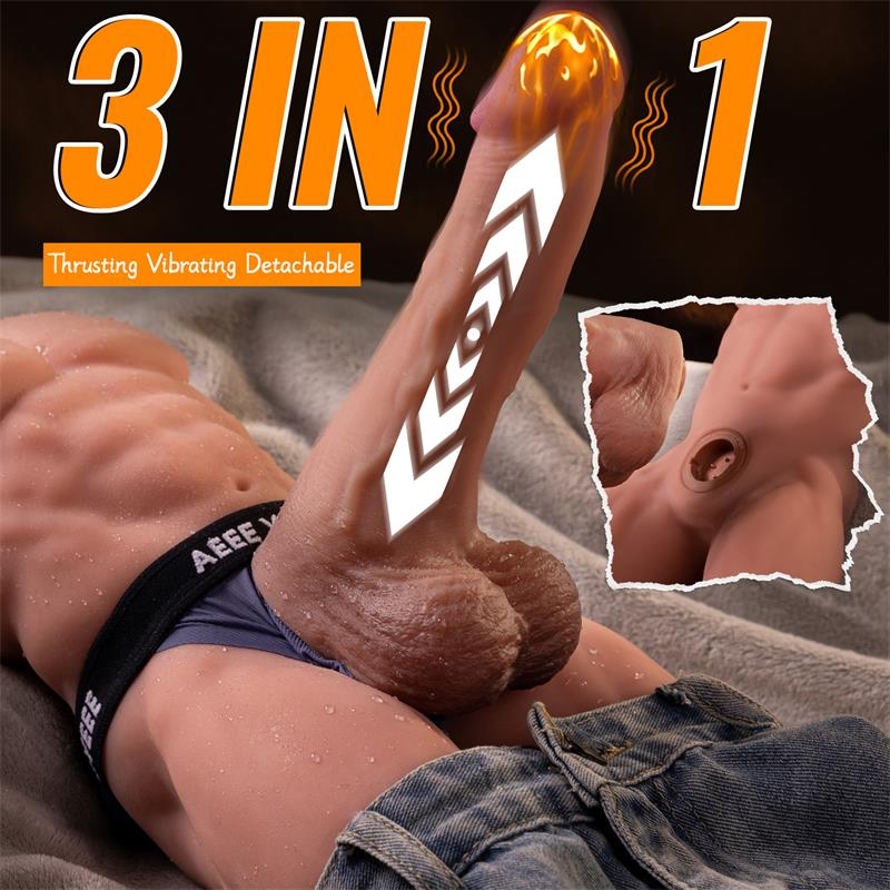 Ely Masturbador Thrusting con Dildo