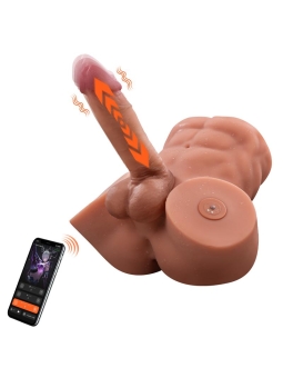 Gretel Masturbador con Thrusting y Dildo Desmontable