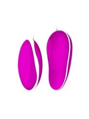 Huevo Vibrador Avery Color Rosa y Blanco